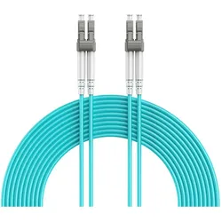 Gembird OM4 Glasfaser -Patch -Kabel 25m blau (25 m), Netzwerkkabel