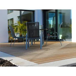 Bangkirai Terrassendielen, 45x145 mm, KD, glatt/grob, *PREMIUM*
