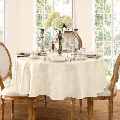 Threadmade Barcelona Damask Elegant Fabric Tablecloth