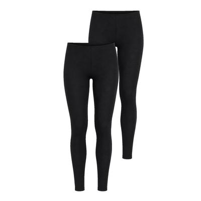 Lange Unterhose NINA VON C. "2er Pack Leggings Motion", Damen, Gr. 48, 2 Stk., Feinripp, schwarz, Feinripp, , figurbetont, Unterhosen Lange Unterhose