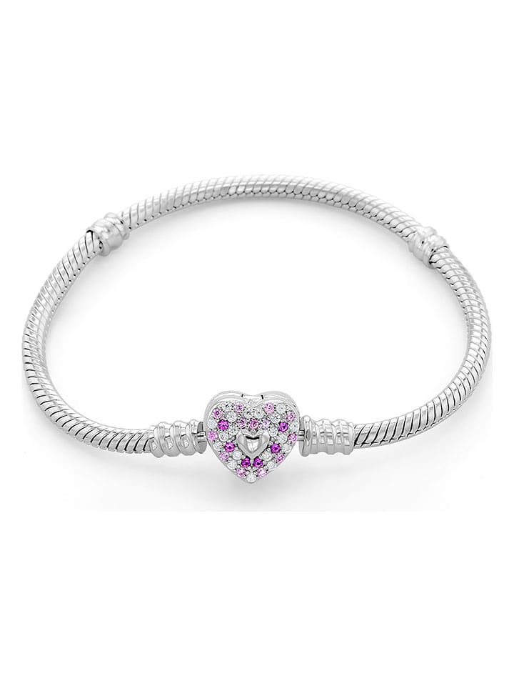 CHARM'S Silber-Armband mit Edelsteinen - onesize
