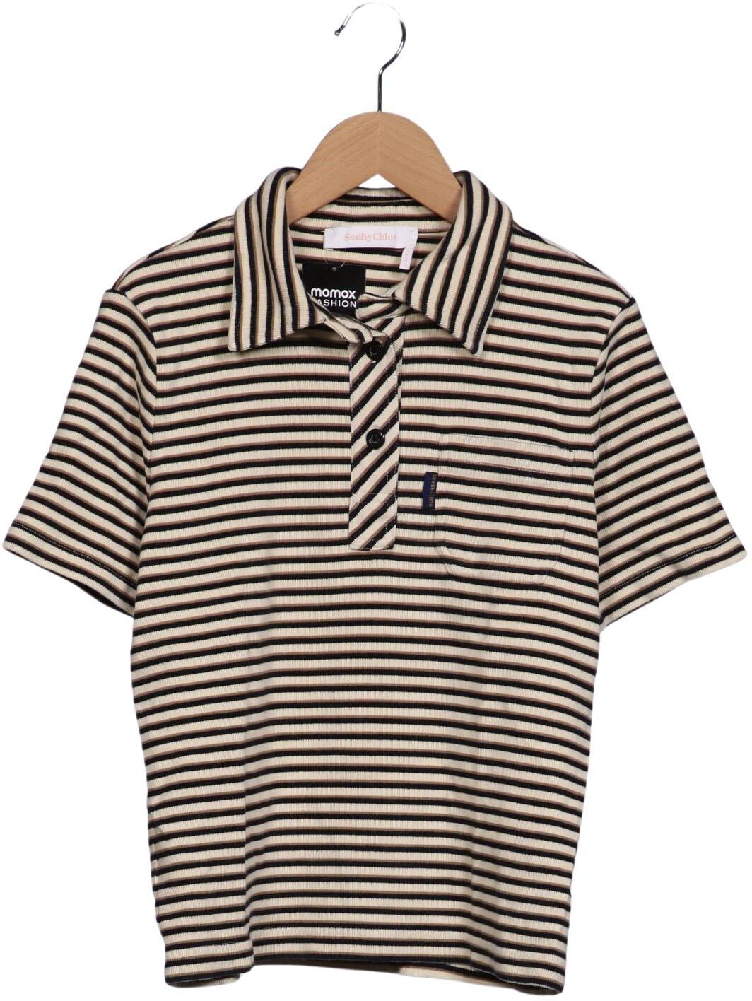 See by Chloe Damen Poloshirt, Mehrfarbig, Gr. L, Baumwolle - Second Hand