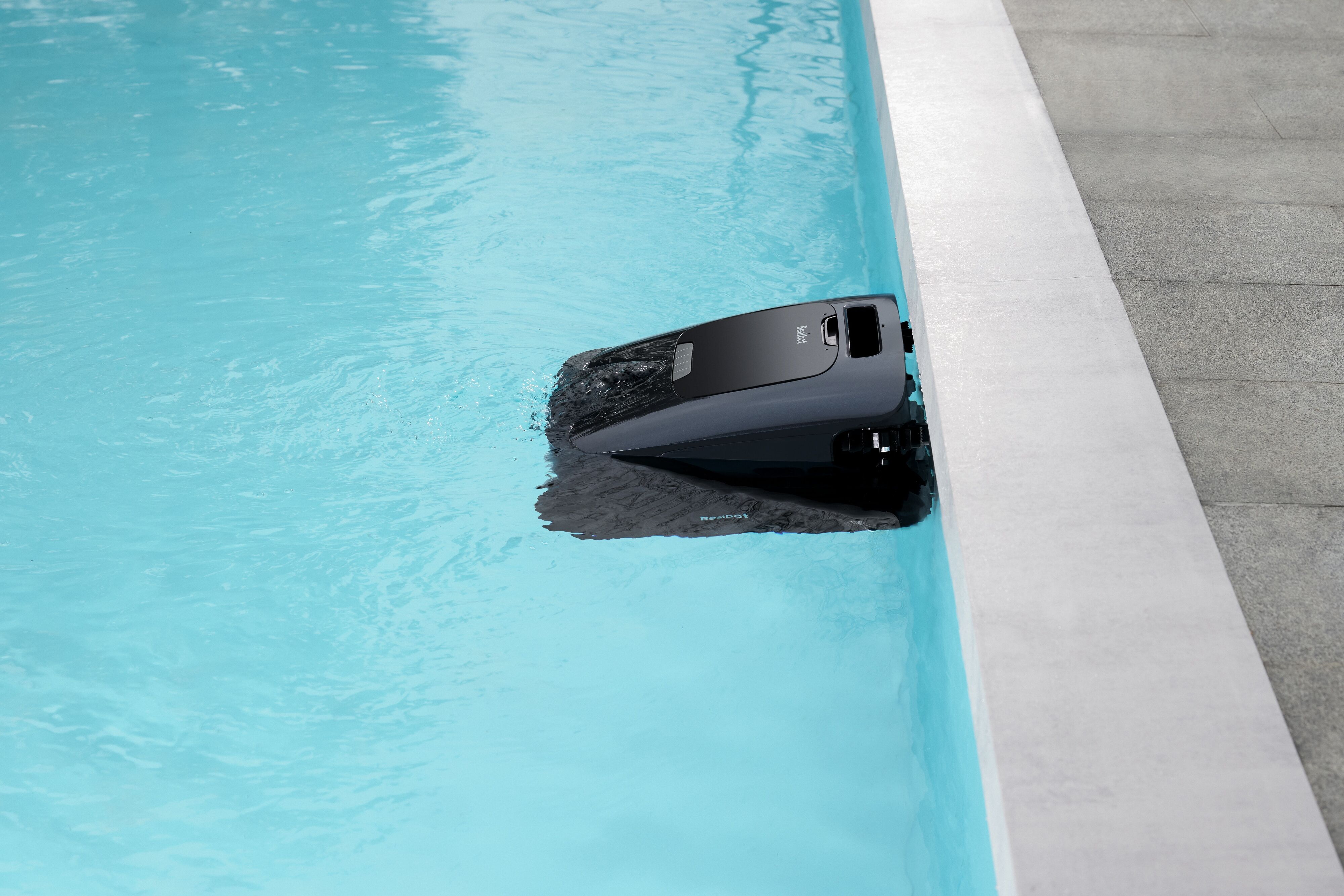 Poolroboter BEATBOT "AquaSense 2 Ultra", schwarz, Poolbodensauger, Der weltweit erste KI-gesteuerte 5-in-1-Roboter-Poolreiniger