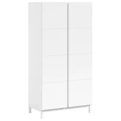 Kleiderschrank Eva 2-türig Weiß