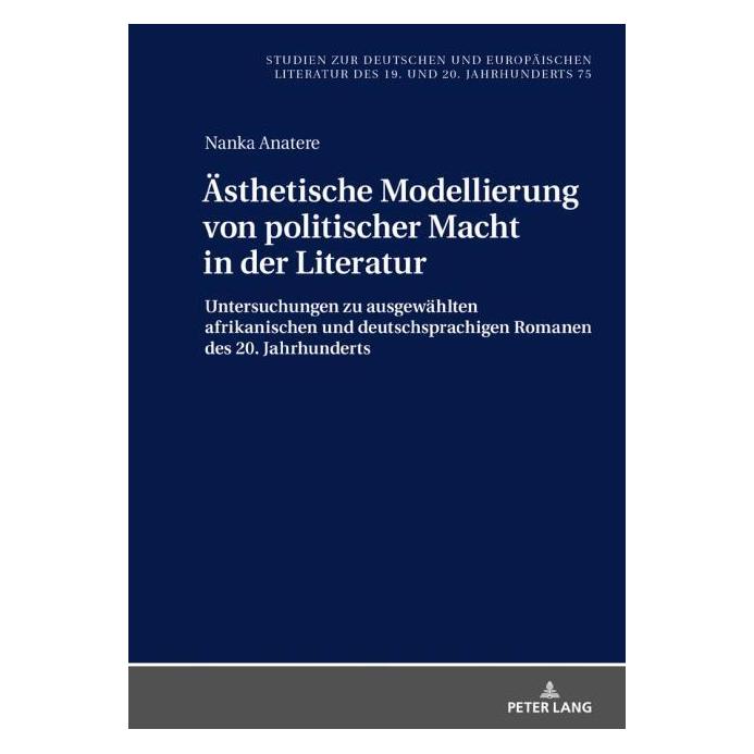 Peter Lang Anatere:Ãsthetische Modellierung von po (Deutsch, Hardcover, Nanka Anatere) (67839474)