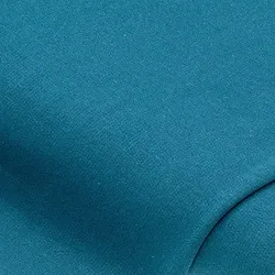 Sweatstoff "Basic" mit gerauter Innenseite, petrol