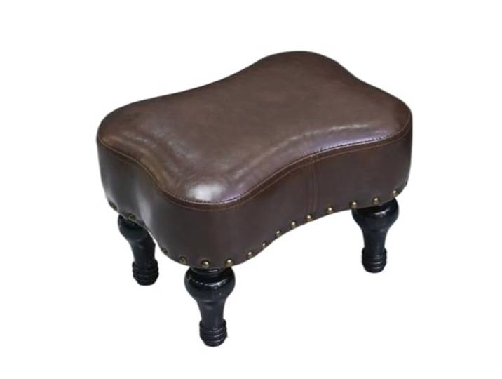 DANNMPX Sitzhocker Wohnzimmer Fußhocker, Kleine Fußstütze, Niedriger Hocker for Eingangsbereich Und Wohnzimmerdekor Zusätzliche Sitzplätze(Brown)