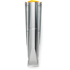 Brabantia Bodenhülse 311468, silber, Ø 50mm, für Wäschespinne, aus Stahl, zum Einschlagen