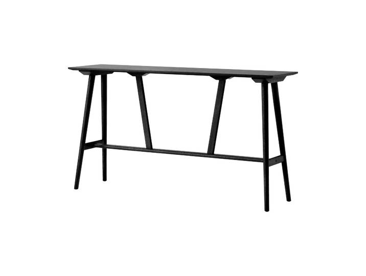 &Tradition In Between SK27 Bar Table Bartisch 190x50x105 cm Schwarz lackierte eiche