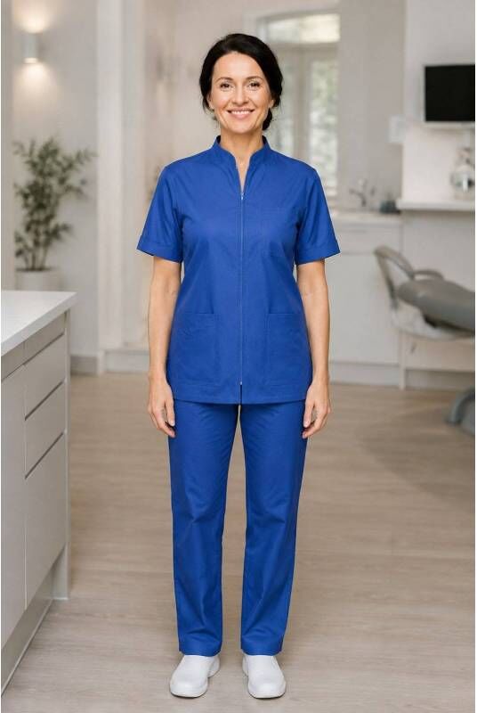 Isacco Tunique Médicale bleue Samarcanda L