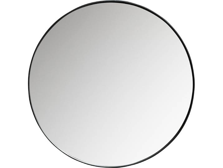 WOOOD Doutzen Spiegel - Metaal - Zwart - 80x80x5