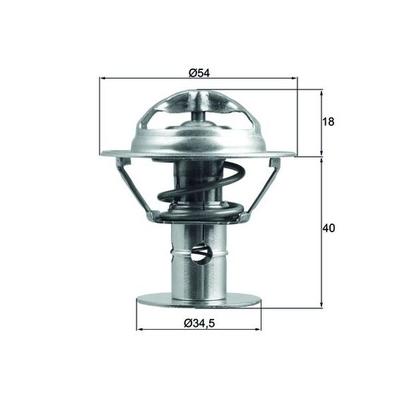 MAHLE Thermostat, Kühlmittel TX 180 86D für Ford JAGUAR MAZDA