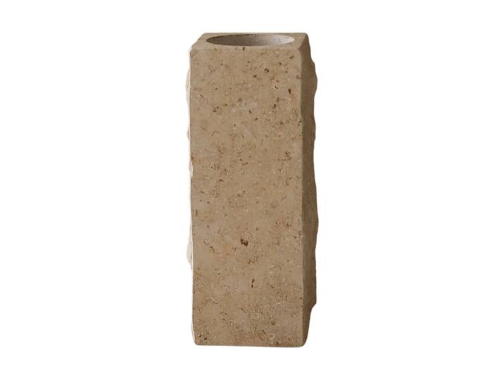 Botané Vase en marbre Limestone Edge Medium, 30 cm