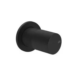 Gessi Habito Fertigmontageset Waschtisch-Einhebelmischer, für Abgang oben, Wandmontage, UNITO, 70099299, Farbe: Schwarz Matt