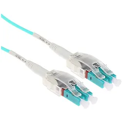 ACT 15 meter Multimode 50/125 OM3 Polarity Twist fiber cable with LC connectors (15 m), Netzwerkkabel