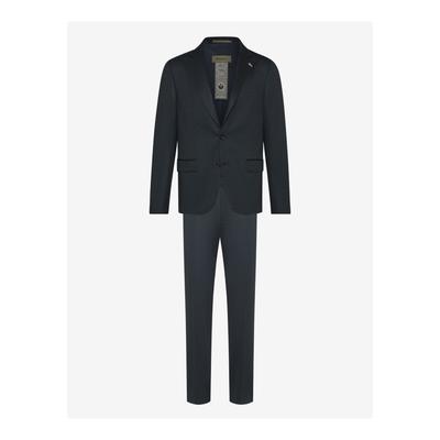 Anzug BENVENUTO. "BENVENUTO. Anzug", Herren, Gr. 56, blau (dunkelblau), Business, regular fit, Anzüge, Jersey Anzug