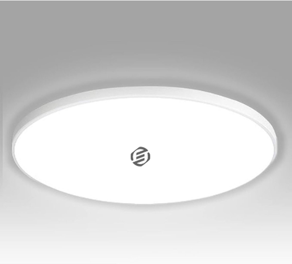 Equivera Badkamerlamp Plafond - Moderne Witte LED Plafondarmatuur - IP44