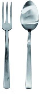 Mepra Stainless Steel Levantina Ice Serving Set (Fork and Spoon)