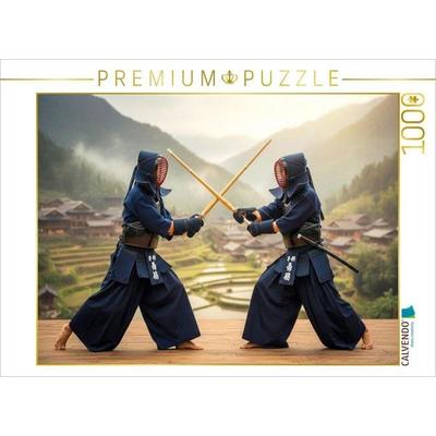 CALVENDO Puzzle Kendo Kampfsport | 1000 Teile Lege-Größe 64x48cm Foto-Puzzle für glückliche Stunden