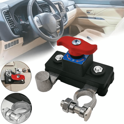 Car Battery Cut Off Switch For Drain Prevention, Safe Storage, And Power Control alloy Style