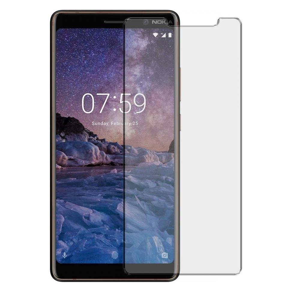 Screenguard Nokia 7 Plus Panzerglas Schutzfolie Case Friendly Design (Nokia 7 Plus) (00024691)