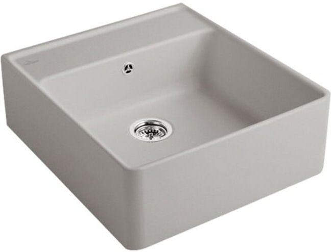 V&B; Évier simple avec garniture vidage, excentrique, fossil CeramicPlus ; Villeroy & Boch (632062KD)