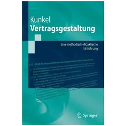 Vertragsgestaltung, Fachbücher von Carsten Kunkel