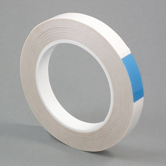 SPRINTIS 50 m Ruban adhésif en PET double face, faible adhésif sur une face, TSAM05 12 mm, PET, papier, transparent