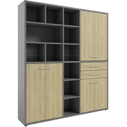 Manjana Home Office Kombination TEXAS - B/H/T ca. 191.10x215.40x40.00