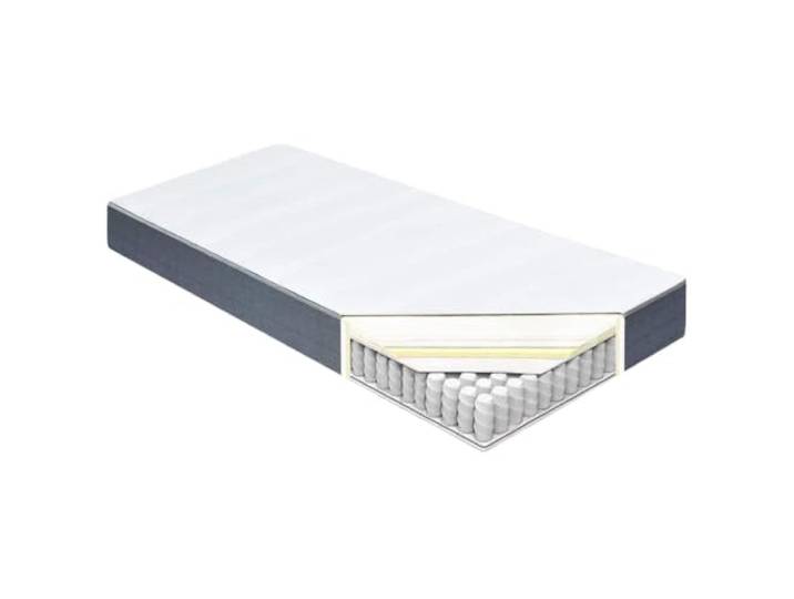 KKgypkn Boxspringbett-Matratze 200 x 80 x 20 cm, Gesteppte Matratze mit Taschenfedern, mittlerer Härtegrad für komfortablen Schlaf, stoßdämpfend und druckentlastend, formstabil