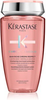 Kérastase Chroma Absolu Bain Riche Chroma Respect champô nutritivo para cabelo pintado 250 ml. Chroma Absolu Bain Riche Chroma Respect