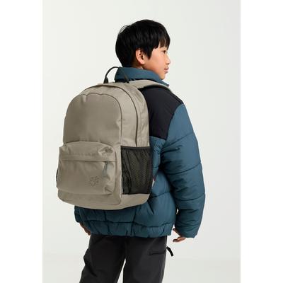 Kinderrucksack JACK WOLFSKIN "REBEL PACK 25", beige (stone), Rucksäcke, Kinder, onesize, Obermaterial: 100% Polyester. Futter: 100% Polyester, 25L Kinderrucksack, robust, vielseitig