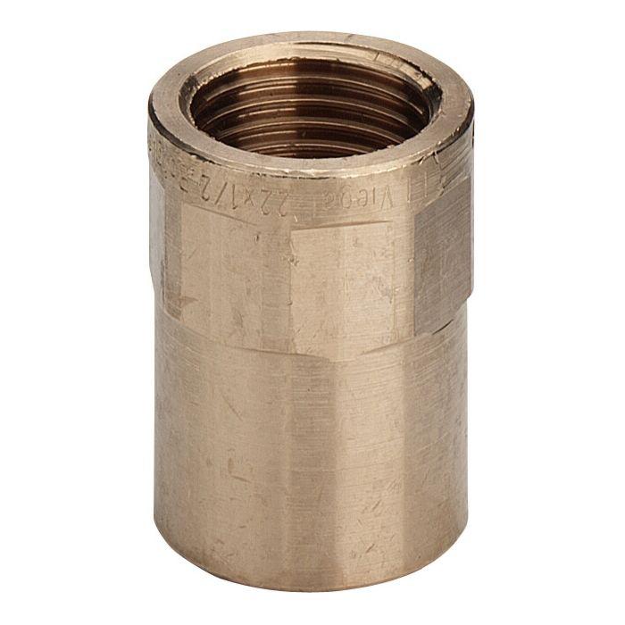 Viega Übergangsmuffe 107857 35 mm x Rp 1, Rotguss