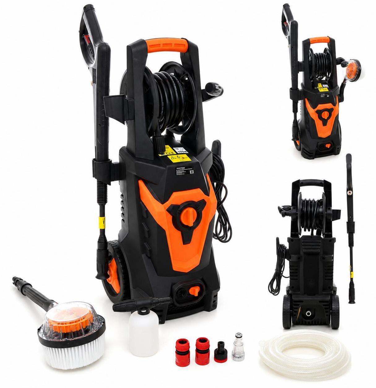KRAFT&DELE Hoge druk reiniger 2100W met accessoires