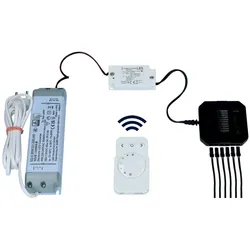 L&S, Lichtschalter + Storenschalter, E-Motion Light 1-Kanal LED Funk-Dimmschalter-Set 12/24 V