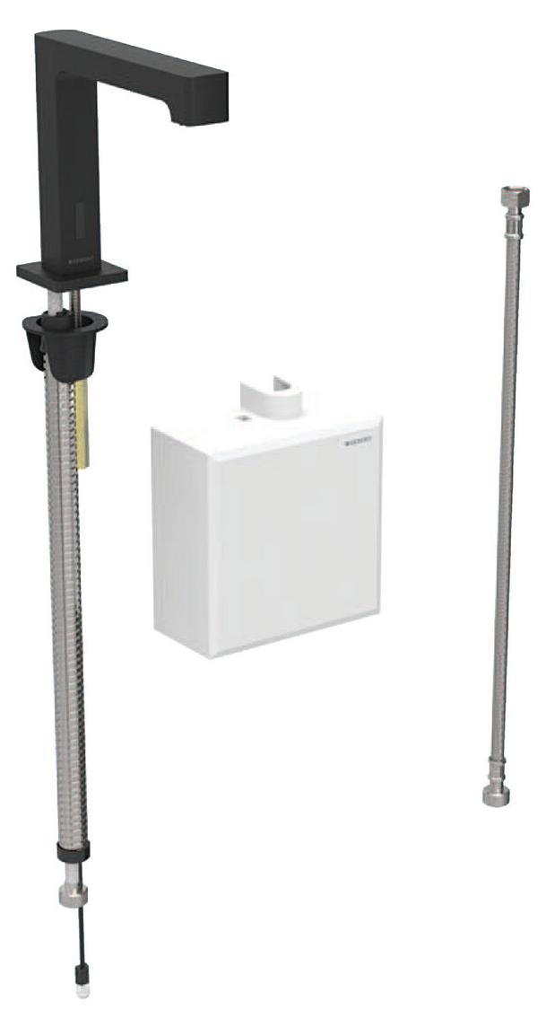 Geberit 116173141 Brenta WT-Arm.,Standmontage, Batterie