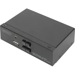 DIGI DS-12870 - KVM-Switch, 2-Port, Single-Display, 4K, HDMI
