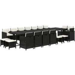 vidaXL, Gartentisch + Balkontisch, Marmelis (Mit Fussablage) (107 x 107 x 74 cm)