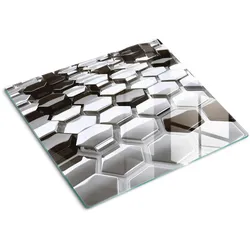 GLASPLATTE 60x52 cm 3D