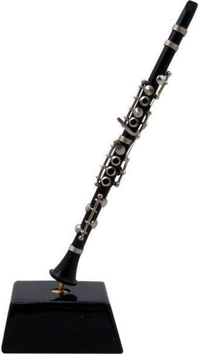 Music Gifts Miniatuurinstrument klarinet 12 cm