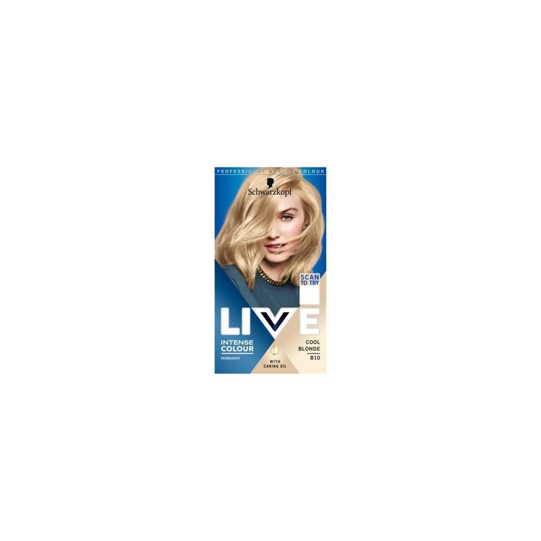 Schwarzkopf H SK LIVE Farba do włosów B10 Cool Blonde& (Blond) (37127359)