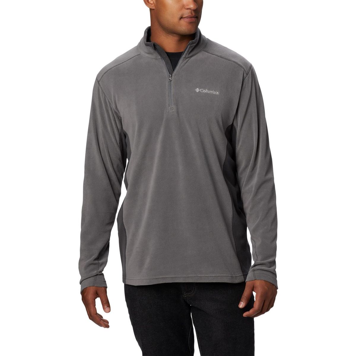 Columbia Men's Klamath Range II Half Zip Fleece city grey, shark (024) M 135247-1352472-024-M