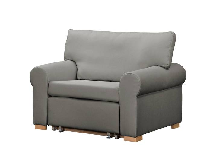 Fauteuil Basic Country Gris/Gris Tissu Luba 125 x 90 x 90cm