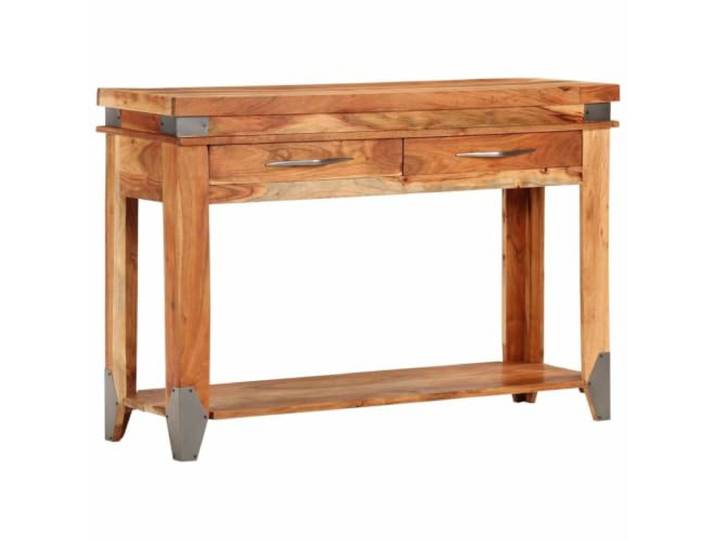 Makastle Konsolentisch 110x34x74 cm Massivholz Akazie