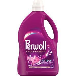 Perwoll Waschmittel Color Renew Blütenrausch, flüssig, 2,6 Liter, Waschladungen 52