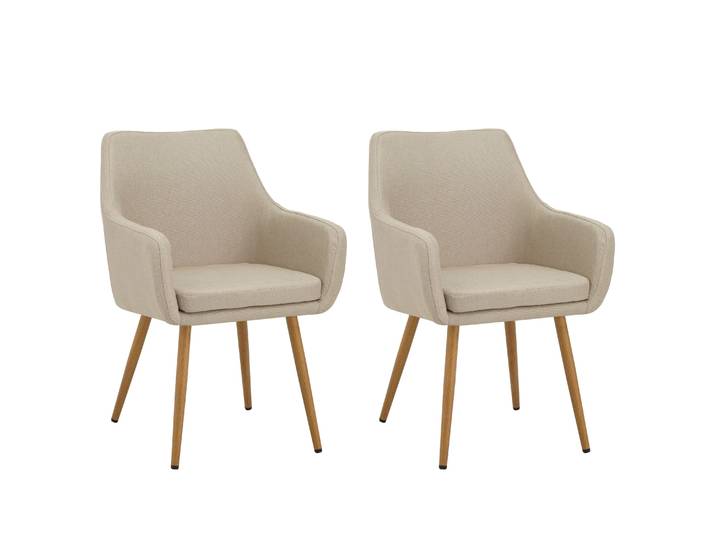 Esszimmerstuhl LADINA 2er Set beige