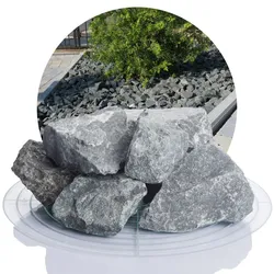 Diabas Ziersplitt grau 32-56 mm - 25 kg Sack