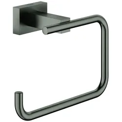 GROHE WC-Papierhalter Essentials Cube 40507_1 ohne Deckel hard graphite geb., 40507AL1 40507AL1