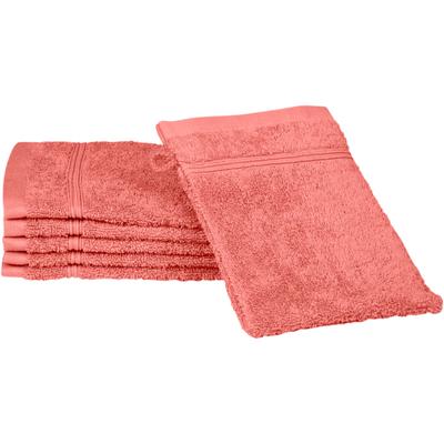 Waschhandschuh ROSS "Rubin", rot (rosenholz), B:16cm L:22cm, Baumwolle, Waschlappen, 100% Baumwolle