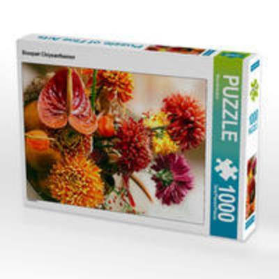 CALVENDO Puzzle Bouquet Chrysanthemen | 1000 Teile Lege-Größe 64x48cm Foto-Puzzle für glückliche Stunden